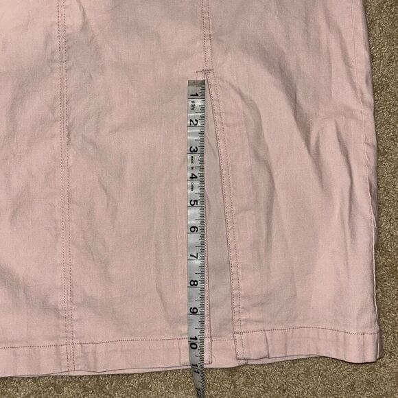 Anthropologie‎ Side Slit strapless Dress Hibiscus Hint pink NWT size XL - Picture 8 of 14